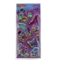 TANEX KIDS TNX-26067 DEKORATİF ETİKETLER - SHINING MAGIC PUFFY STICKER