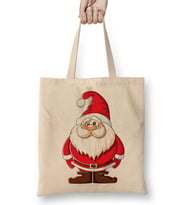 Yılbaşı Yeni Yıl Konseptli Noel Ayıcıklar 02 Bez Çanta Uzun Saplı