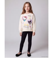 LCW Kids Siyah Beli Lastikli Kız Çocuk Tayt