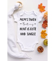 Aunt Single Kısa Kol Çıtçıtlı Bebek Body