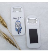 Hayaller Dükkanı 30 Adet Rüya Kapanı Baskılı Dikey Açacak Magnet 4,5x10,5 Cm Uv Nikah Şekeri Nişan Hediyeği