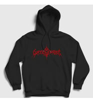 Presmono Unisex Siyah Logo Gates Of Ishtar Kapüşonlu Sweatshirt 554532tt