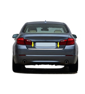 Bmw 5 Serisi Krom Bagaj Alt Çıtası 2009-2016 Paslanmaz Çelik