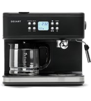 DX-1341 Home Barista 3-in-1 Filtre Kahve ve Espresso Makinesi, Siyah