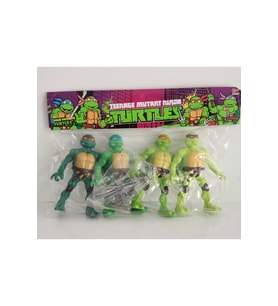 Ninja Kaplumbağalar Işıklı Figür 4'lü Set Ninja Turtles