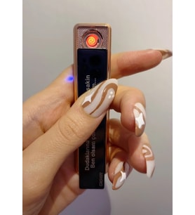 USB Şarjlı Çakmak - Kişiye Özel Yazı ile Sizlerle