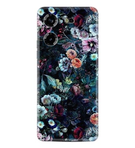 Pova 5 Kılıf Resimli Desenli Baskılı Silikon Great Flowers 1304