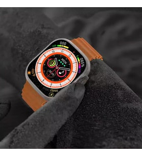 SEKODA Watch 8 Ultra Max  Akıllı Saat Iphone ve Android Tüm Telefonlara Uyumlu (Turuncu)