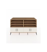 Kronos Konsol 6 Raflı 4 Kapaklı 176x59x99 Çam-Aytaşı/Antrasit