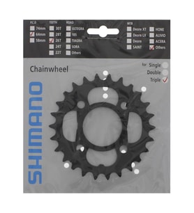 Shimano Aynakol Yaprak Acera FC-M391 / M430   64mm BCD 26T (Siyah)