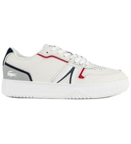 Lacoste L001 1 SMA Leather Mens Sneaker Hakiki Deri Erkek Günlük Spor Ayakkabı Krem