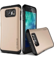 Verus Galaxy S6 ile Uyumlu Case Thor Kılıf HARD DROP Shine Gold