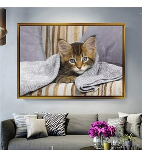 Altın Çerçeveli dekoratif tablo l1211 (Gold)