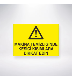 Makine Temizliğinde Kesici Kısımlara Dikkat Edin