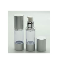 BOŞ KREM VE LOSYON ŞİŞESİ 30 ML (4 ADET) AİRLESS BOŞ ŞİŞE (Şeffaf)