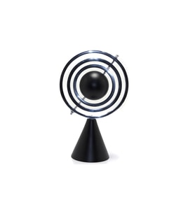 Yerküre Bi·blo Metal Standli, Si·yah, 35x21
