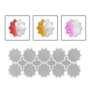 Tahtakale Toptancı Epoksi Silikon Kalıp Dişli Motifli Magnet Kalıbı 8 CM 10 Lu