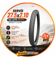Servis 2.75x2,10 TT BİSİKLET DIŞ LASTİK 27.5 İNÇ İÇİN UYGUNDUR (BRAVO) Bisiklet Lastiği (İç Lastik Gerektirir)
