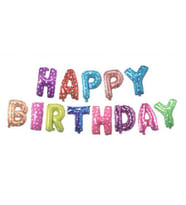 Folyo balon happybırthday renkli 16inc pk:1-