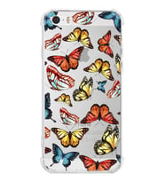PrintiFy Iphone 5 Uyumlu Water Color 2 Baskılı Şeffaf Köşe Korumalı Antişok Kılıf
