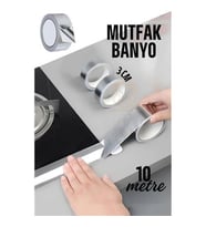 ModaCar Kendinden Yapışkanlı Alüminyum Su Sızdırmaz Yanmaz Bant 10 Metre