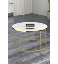ORTA SEHPA TERRA LÜX GOLD BEYAZ