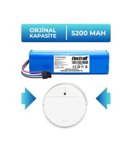 Dreame Vacuum Mop F9 Uyumlu Batarya (ORJİNAL KAPASİTE) 5200mah Pil Robot Süpürge Batarya Değişimi
