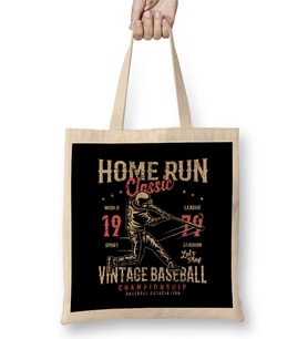 Home Run Vintage Baseball Championship Bez Çanta Uzun Saplı