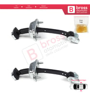 Citroen C4 MK1 2004-2011 Picasso 9181H7 İçin 2 Adet Arka Sağ ve Sol Kapı Gergi Yayı
