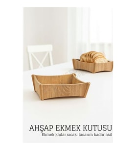Ahşap Ekmek Kutusu - Doğal, Şık ve Fonksiyonel 722368