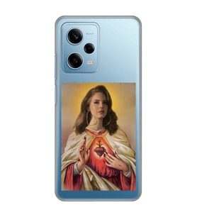 Redmi Note 12 Pro 5G Uyumlu Lana Del Rey Desenli Şeffaf Telefon Kılıfı