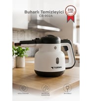 Torima Buharlı Temizleyici Halı Koltuk Cam Zemin Araba ve Mutfak Temizleme Buhar Makinesi CB902A
