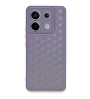 Xiaomi Redmi Note 13 Pro 5g Kılıf Petek Silikon Kapak - Lila