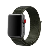 Apple Watch 44mm Uyumlu Kordon Hasır Örgü Cırt Cırtlı Terletmeyen Zore KRD-03 Kumaş Kayış