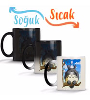 Totoro 02 Sihirli Kupa Bardak Porselen