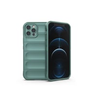 Iphone 12 Kılıf Optimum Silikon - Koyu Yeşil