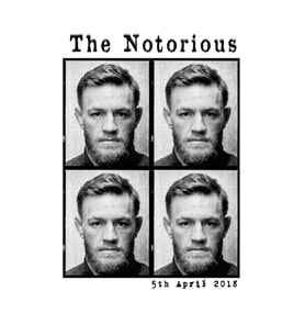 Ünlü "conor Mcgregor"" Mugshot 2018 Tablo Ahşap Poster Dekoratif