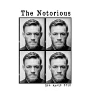 Ünlü "conor Mcgregor"" Mugshot 2018 Tablo Ahşap Poster Dekoratif