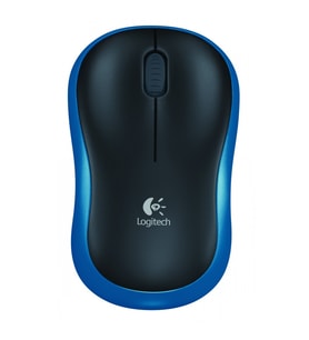 LOGITECH M185 KABLOSUZ 1000 DPI MAVİ MOUSE 910-002236