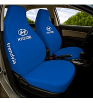 Hyundai Uyumlu Ön Arka Koltuk Kılıfı Takımı – Penye Oto Servis Koruma Seti (Mavi)