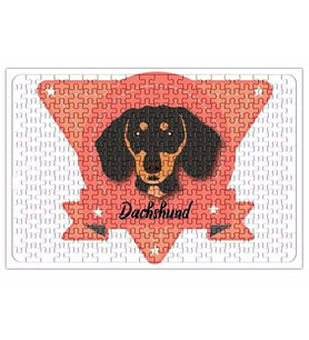 Daschshund Coleçao Raças Pug Köpek Puzzle 240 Parça Yapboz
