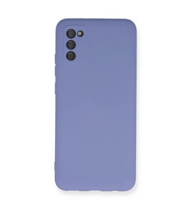 Samsung Galaxy A03S Kılıf Nano içi Kadife Silikon - Lila