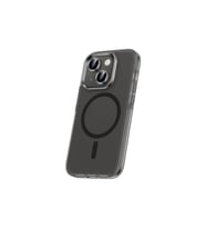 Apple iPhone 15 Plus Uyumlu Kılıf Airbagli M-safe Wireless Şarj Özellikli Lens Koruyuculu Zore Klaptika Kapak (Siyah)
