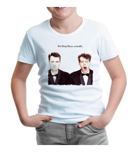 Pet Shop Boys - Actually Beyaz Çocuk Tshirt