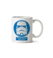 French Stormtrooper Helmet Must Be Worn Star Wars iki Tarafı Baskılı Kupa Bardak