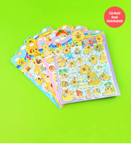 Capybara Tasarımlı Puf Sticker