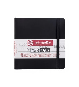 TALENS ART CREATION SKETCHBOOK 12X12 cm 140 gr. 80 YP. ESKİZ DEFTERİ SİYAH -9314004M