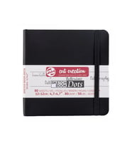 TALENS ART CREATION SKETCHBOOK 12X12 cm 140 gr. 80 YP. ESKİZ DEFTERİ SİYAH -9314004M
