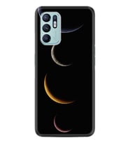Oppo Reno 6 Kılıf Resimli Desenli Silikon Platinium Series Gezegenler 1901