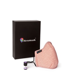 Aromask Lavanta Uçucu Yağ ve Pedli Pembe Maske